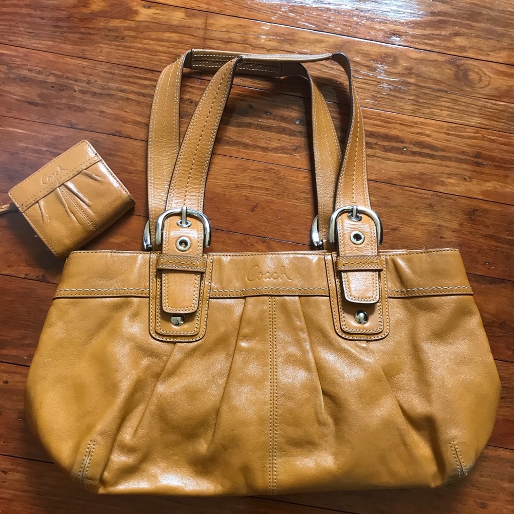 AUTHENTIC Orange Coach Bag